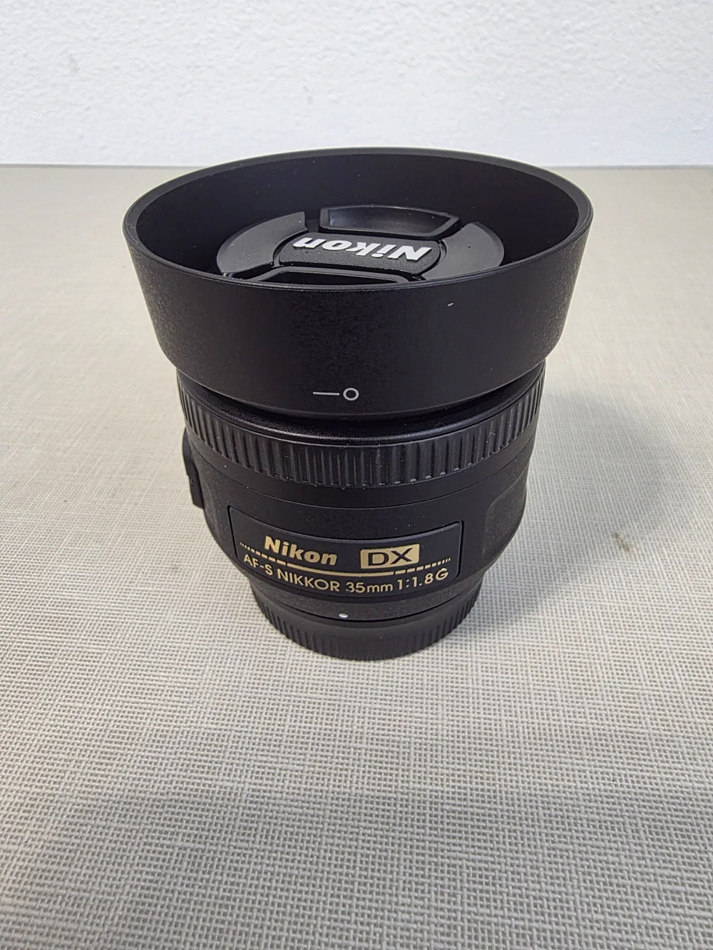 Nikon Black Camera Lens with HB-46 Hood